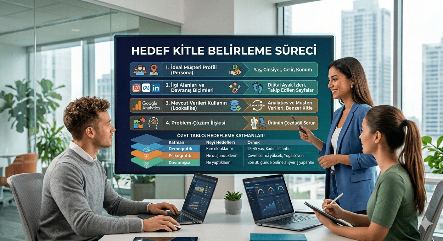 Dijital Reklam Yönetiminde Hedef Kitle Nasıl Belirlenir Dijital Reklam Yönetimi