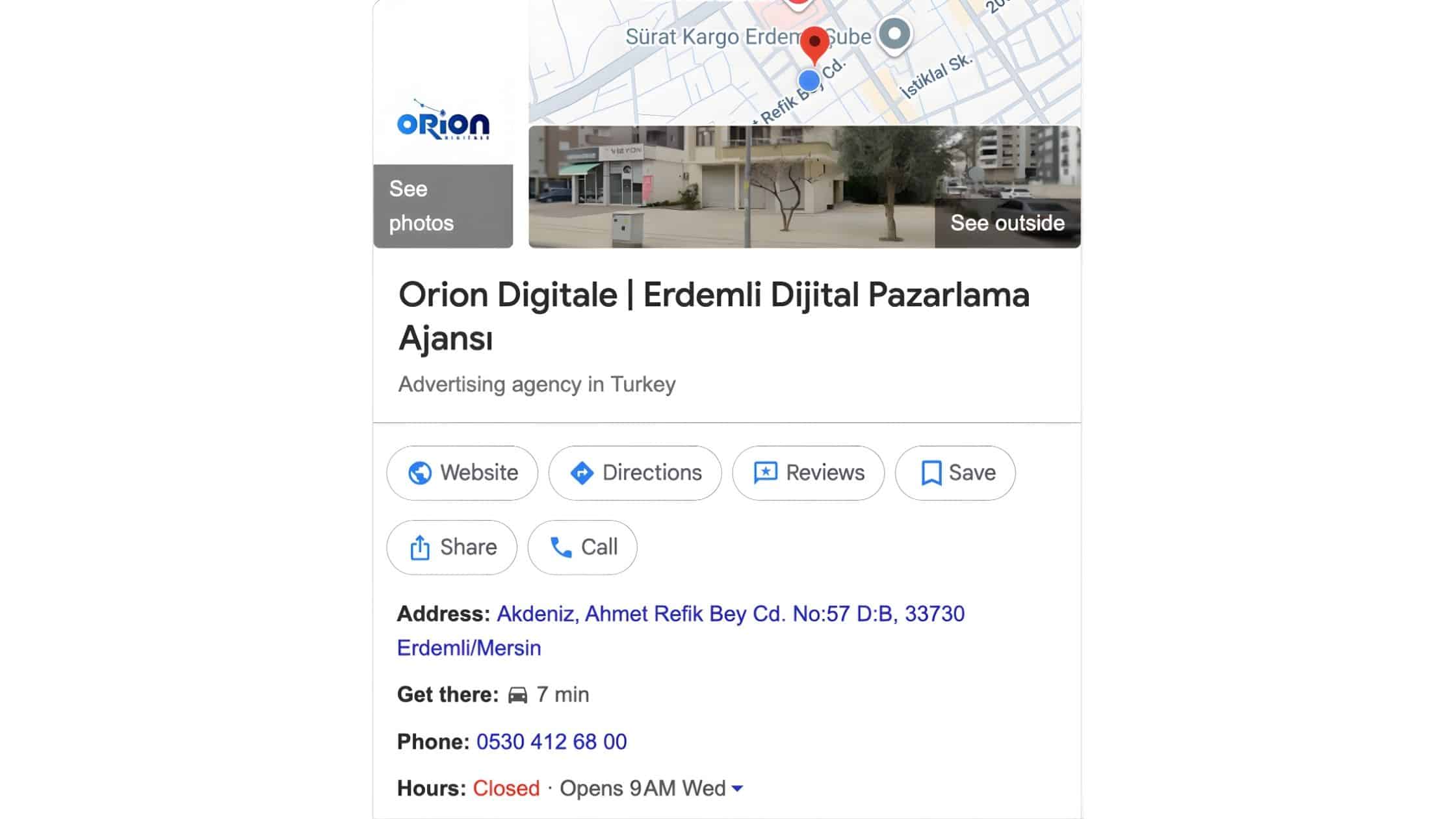 Google İşletme Hesabı 
